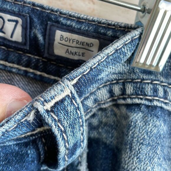 MISS ME AZTEC EMBROIDERED ANKLE JEANS - Picture 5 of 14